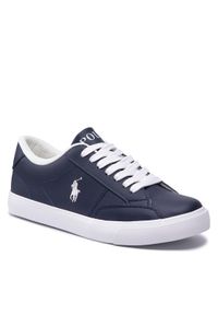 Polo Ralph Lauren Sneakersy Theron Iv RF103430 Granatowy. Kolor: niebieski. Materiał: skóra