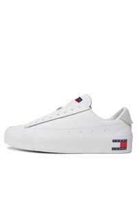 Tommy Jeans Sneakersy Tjw Vulc Flatform Sneaker Ess EN0EN02509 Biały. Kolor: biały. Materiał: skóra #5