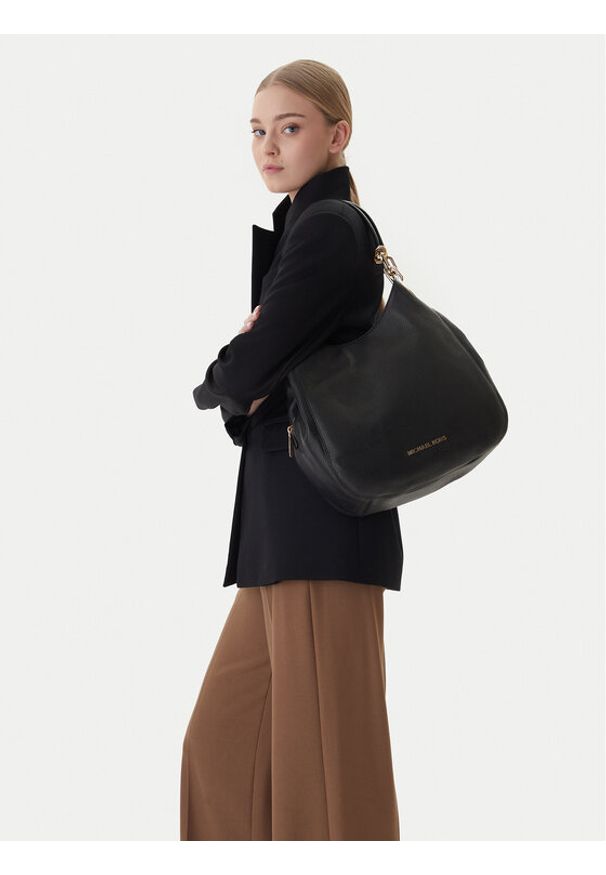 MICHAEL Michael Kors Torebka Lillie 30T9G0LE3L Czarny. Kolor: czarny. Materiał: skórzane