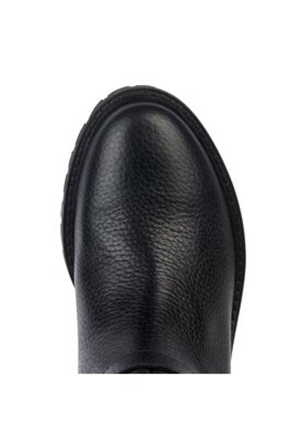 Geox Kozaki D Hoara D36FTD 00046 C9999 Czarny. Kolor: czarny. Materiał: skóra