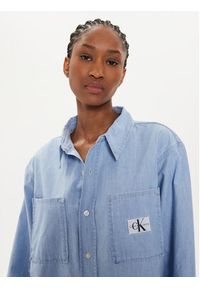 Calvin Klein Jeans Koszula jeansowa J20J224343 Niebieski Oversize. Kolor: niebieski. Materiał: bawełna #2
