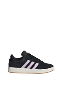 Adidas - Buty Grand Court Base 00s. Kolor: czarny, różowy, fioletowy, wielokolorowy, biały. Materiał: materiał. Sport: turystyka piesza