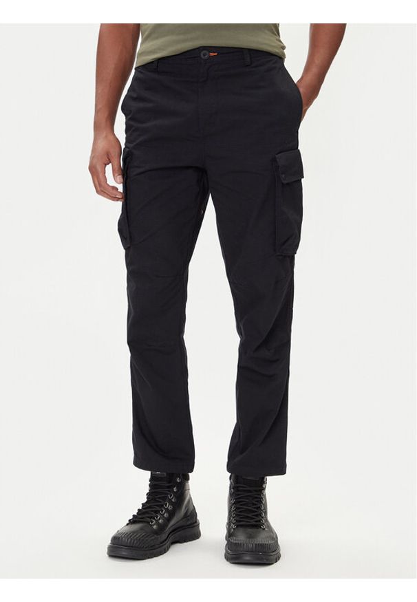 Napapijri Spodnie materiałowe M-Tures NP0A88SW Czarny Regular Fit. Kolor: czarny. Materiał: bawełna