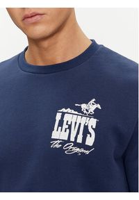 Levi's® Bluza Graphic 38423-0075 Granatowy Regular Fit. Kolor: niebieski. Materiał: bawełna