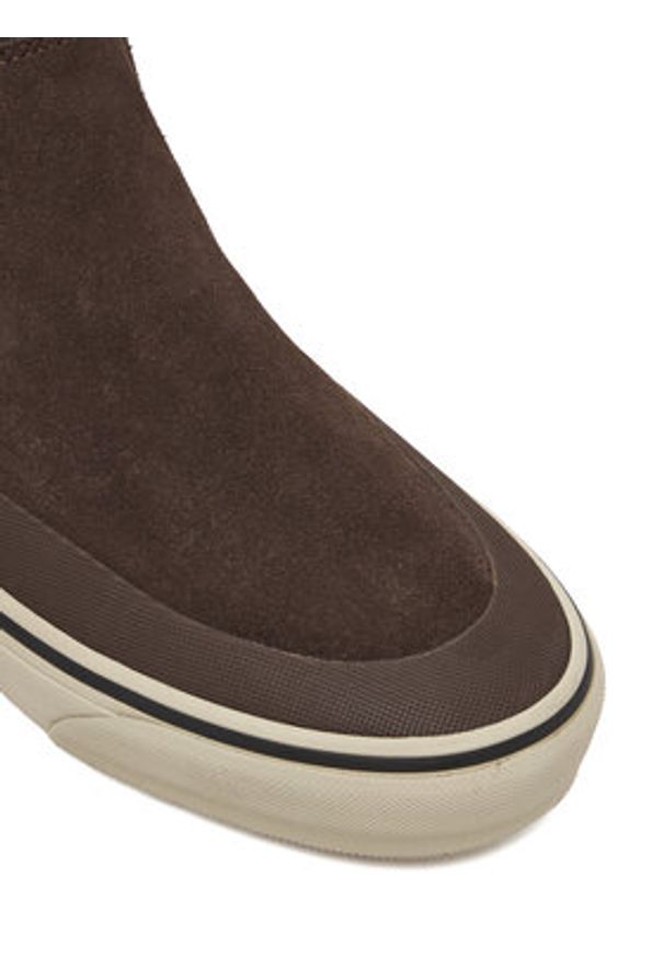 Vans Sneakersy MTE Mid-Slip Insulated VN000DANBRO1 Brązowy. Kolor: brązowy. Materiał: zamsz, skóra