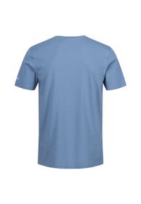 Regatta - T-shirt Męski Niska Waga Sportowy Tait. Kolor: niebieski. Sport: turystyka piesza