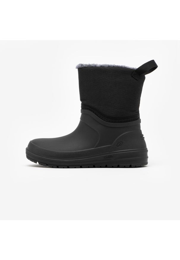 quechua - Śniegowce turystyczne dla dzieci Quechua SH100 mid Warm. Kolor: czarny. Szerokość cholewki: normalna. Sezon: zima. Sport: turystyka piesza