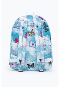 Hype Plecak damski duży wzorzysty. Kolor: niebieski