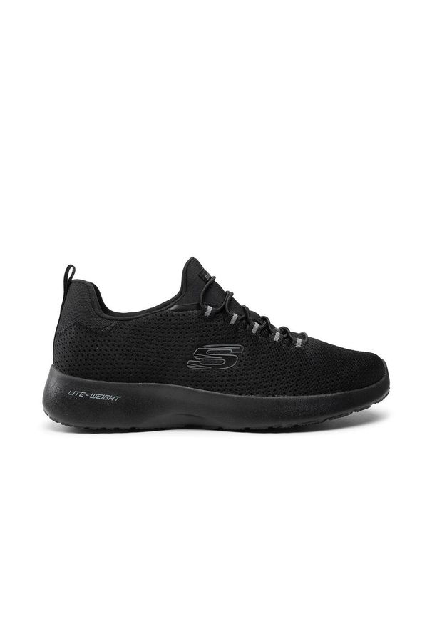 skechers - Buty na co dzień męskie SKECHERS DYNAMIGHT siateczka. Okazja: na co dzień. Kolor: czarny. Sport: fitness
