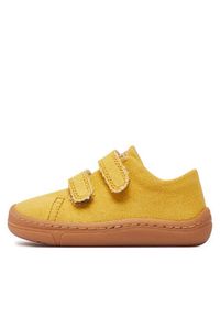 Froddo Sneakersy Barefoot Vegan G3130248-6 M Żółty. Kolor: żółty
