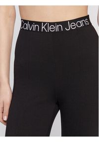 Calvin Klein Jeans Legginsy J20J220269 Czarny Slim Fit. Kolor: czarny. Materiał: syntetyk, wiskoza #5