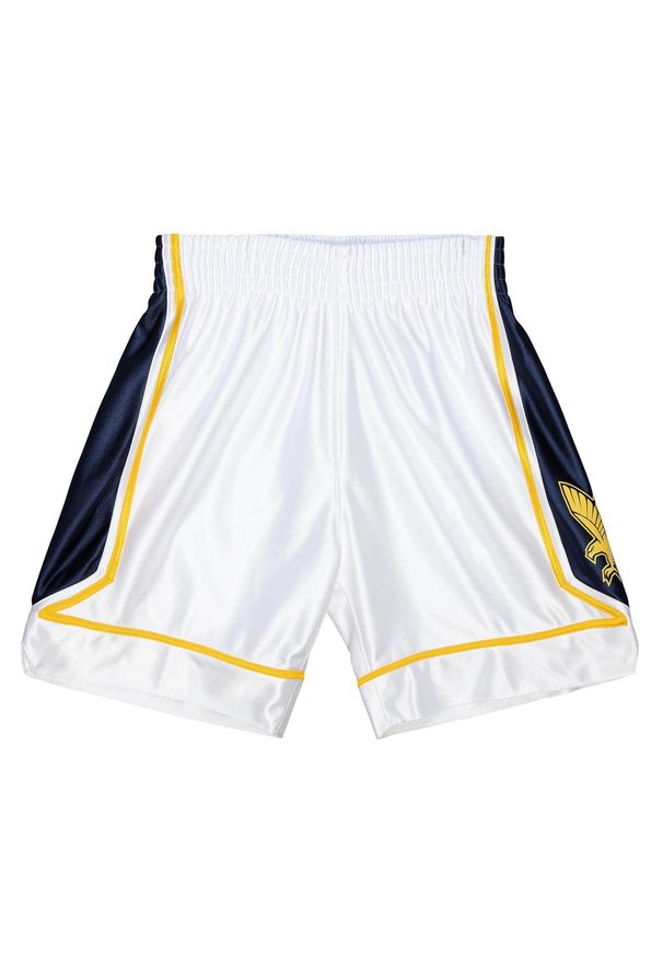Mitchell & Ness - Szorty Marquette University NCAA 2002. Kolor: biały. Materiał: poliester