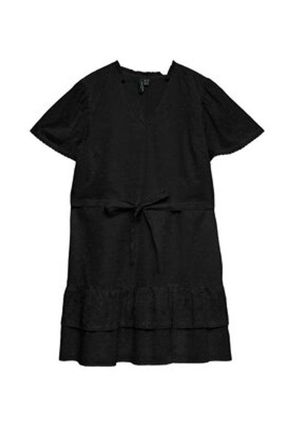 Vero Moda Sukienka koktajlowa Trine 10342726 Czarny Regular Fit. Kolor: czarny. Materiał: bawełna. Styl: wizytowy