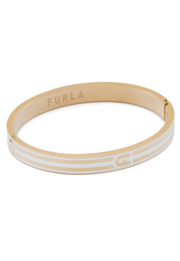 Furla Bransoletka J Furla Arch Stripe WJ00174-MES000-01B00-1-007-20-CN-L Złoty. Materiał: metalowe. Kolor: złoty