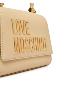 Love Moschino - LOVE MOSCHINO Torebka JC4024PP1OKD0129 Beżowy. Kolor: beżowy. Materiał: skórzane #4