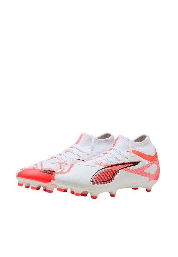 Puma - Buty piłkarskie męskie PUMA Ultra 5 Play+ FG/AG. Kolor: biały. Sport: piłka nożna