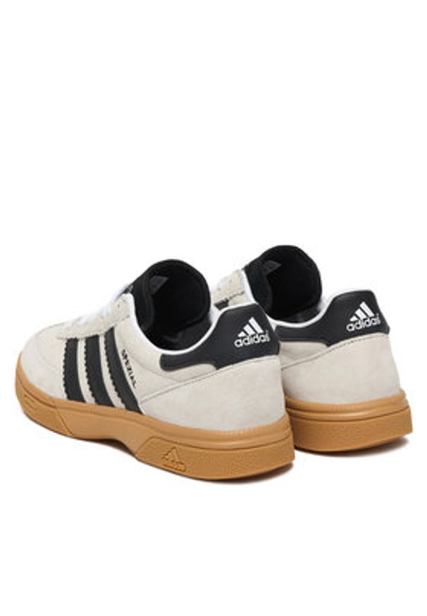 Adidas - adidas Buty halowe Handball Spezial KJ3700 Écru. Kolor: kremowy. Materiał: zamsz, skóra. Sport: piłka ręczna