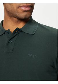 BOSS Polo Prime 50507813 Zielony Regular Fit. Typ kołnierza: polo. Kolor: zielony. Materiał: bawełna #5