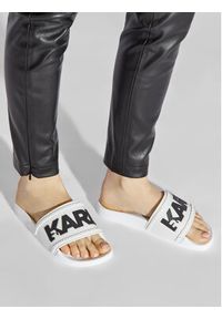 Karl Lagerfeld - KARL LAGERFELD Klapki KL80904 Biały. Kolor: biały #6