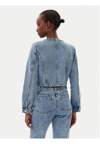 Morgan Kurtka jeansowa 251-VCHARME Niebieski Regular Fit. Kolor: niebieski. Materiał: bawełna #3