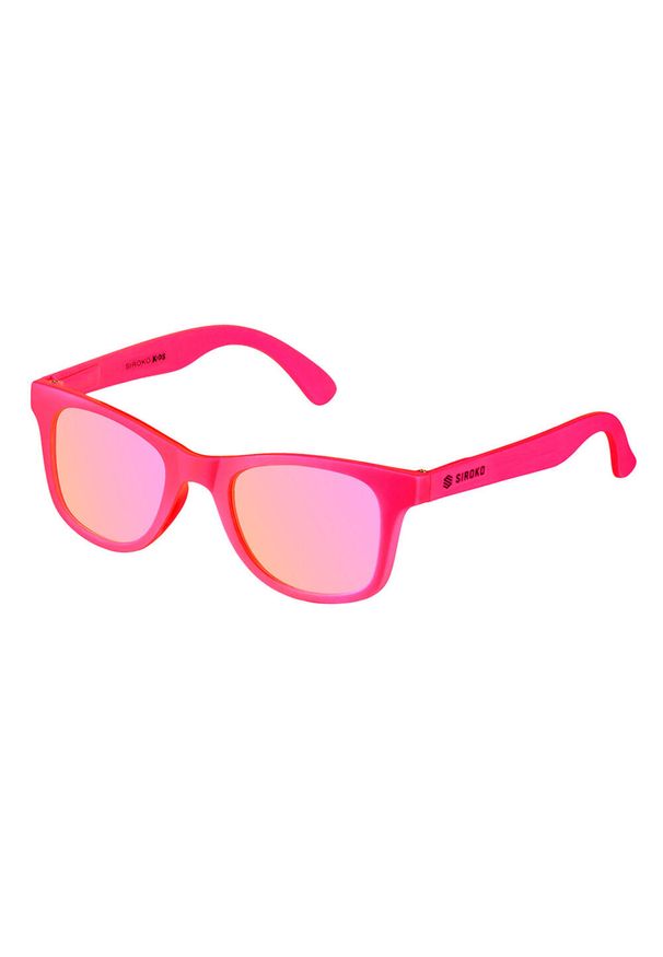 Dzieci Surf ęce okulary przeciwsłoneczne Candy SIROKO Flamingo Pink. Kolor: różowy