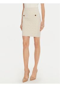 Marciano Guess Spódnica ołówkowa Hermione 4BGD01 5661Z Beżowy Slim Fit. Kolor: beżowy. Materiał: syntetyk #1