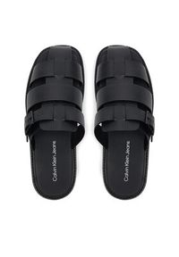 Calvin Klein Jeans Klapki Sq Molded Sandal Fisherman YM0YM01220 Czarny. Kolor: czarny. Materiał: skóra #4