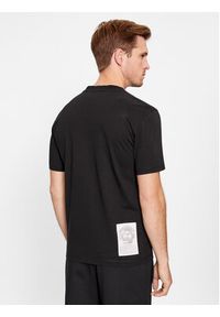 Aeronautica Militare T-Shirt 232TS2143J611 Czarny Comfort Fit. Kolor: czarny. Materiał: bawełna