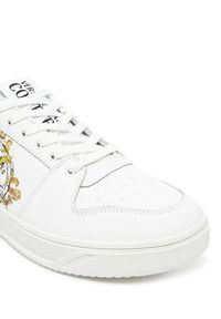 Versace Jeans Couture Sneakersy 78YA3SJ1 Biały. Kolor: biały. Materiał: skóra #5