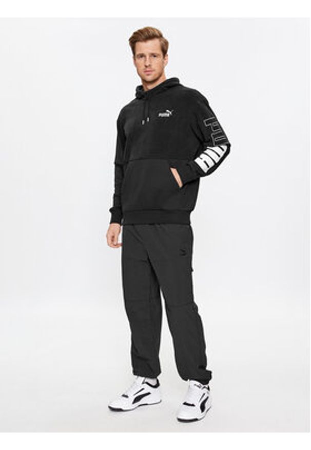 Puma Bluza Puma Power 675913 Czarny Regular Fit. Kolor: czarny. Materiał: syntetyk