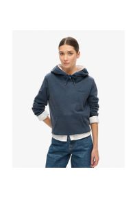 Superdry - Bluza z kapturem Essential Logo Hb. Typ kołnierza: kaptur. Kolor: niebieski #1