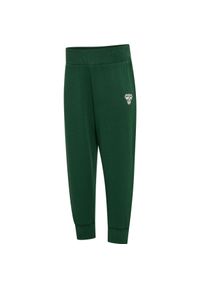 Zestaw dla dzieci Hummel. Okazja: na uczelnię. Kolor: zielony. Materiał: dresówka #1