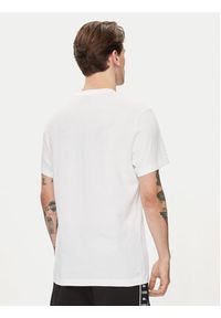 Lacoste T-Shirt TH2042 Biały Regular Fit. Kolor: biały. Materiał: syntetyk