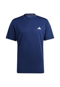 Adidas - Koszulka męska adidas Train Essentials Training Tee. Kolor: niebieski, wielokolorowy, biały. Sport: fitness