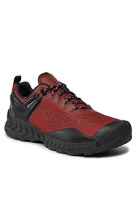 keen - Trekkingi Keen Nxis Evo Wp 1026680 Fired Brick/Black. Kolor: czerwony. Materiał: materiał #1