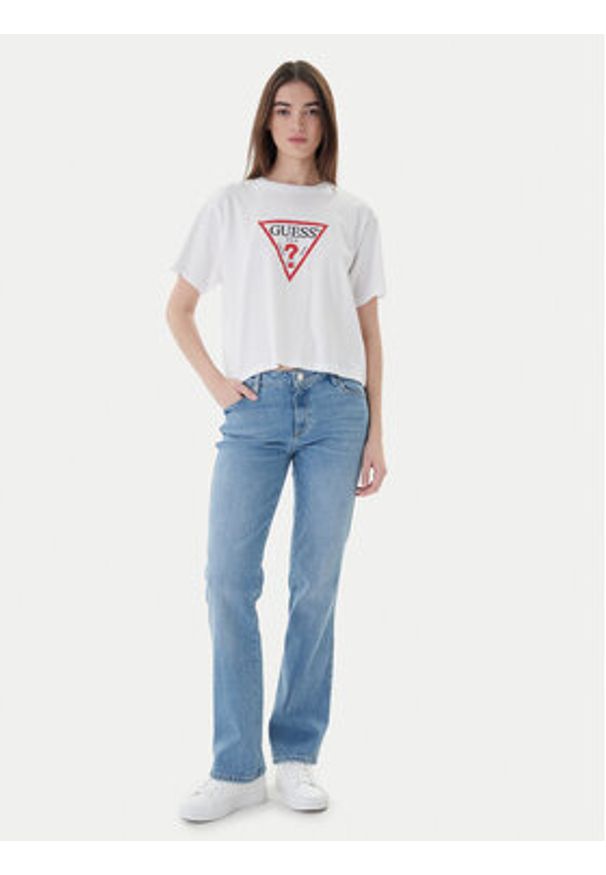 Guess Jeansy W6RA15 D6882 Niebieski Regular Fit. Kolor: niebieski