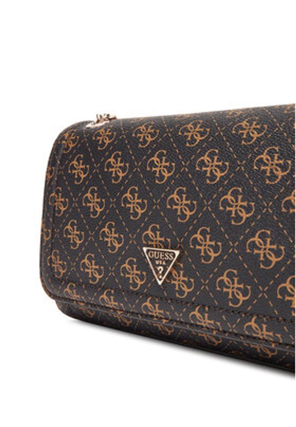 Guess Torebka Noelle II HWQG96 72210 Brązowy. Kolor: brązowy. Materiał: skórzane