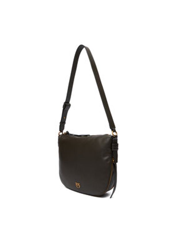 Pinko - PINKO Torebka Hobo Zip Around Classic Ai 25-26 PLTT 105113 A0QO Zielony. Kolor: zielony. Materiał: skórzane
