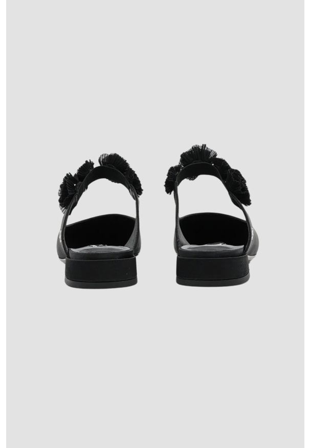 Karl Lagerfeld - KARL LAGERFELD Czarne damskie baleriny KERRIE, Rozmiar 40. Kolor: czarny