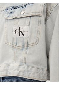 Calvin Klein Jeans Kurtka jeansowa J20J222874 Niebieski Oversize. Kolor: niebieski. Materiał: bawełna #5