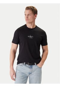 Calvin Klein Jeans T-Shirt LV04RB866G Czarny Regular Fit. Kolor: czarny. Materiał: bawełna #1
