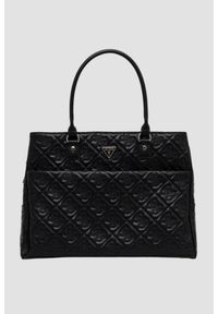 Guess - GUESS Czarna damska podróżna torebka Adelasia. Kolor: czarny #1