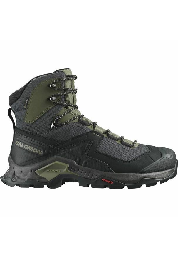 salomon - Buty górskie Salomon Quest Element Gore-Tex. Wysokość cholewki: za kostkę. Zapięcie: sznurówki. Kolor: czarny. Materiał: syntetyk, materiał. Szerokość cholewki: normalna. Technologia: Gore-Tex. Sport: turystyka piesza