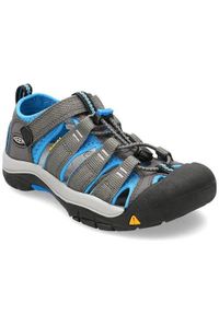 keen - Buty do chodzenia damskie Keen Newport H2. Zapięcie: rzepy. Kolor: szary. Materiał: materiał. Sport: turystyka piesza