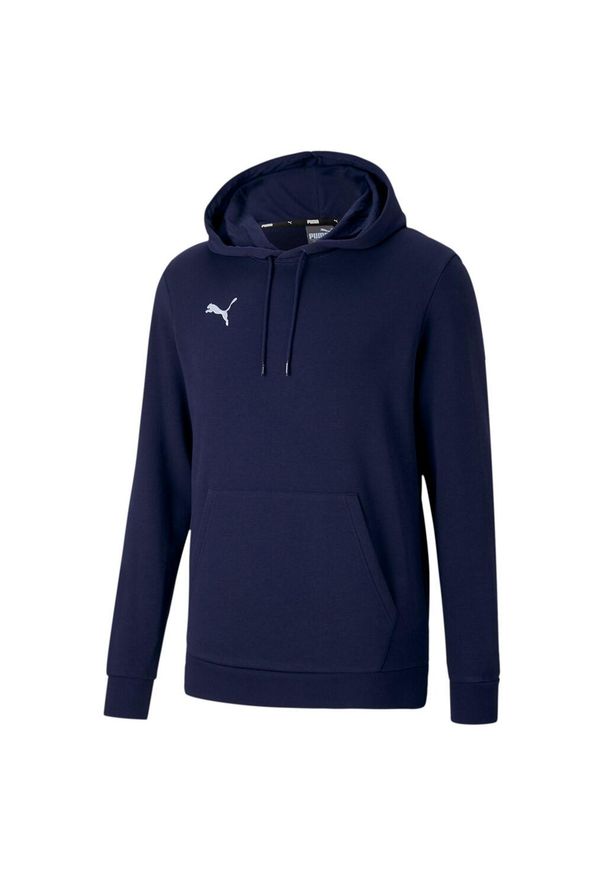Bluza treningowa męska Puma teamGOAL 23 Causals Hoody. Kolor: biały, niebieski, wielokolorowy. Materiał: bawełna, poliester