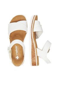 Rieker Sandały CEO-V3691-80 Biały. Kolor: biały. Materiał: skóra #2