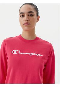 Champion Bluza 117752 Różowy Regular Fit. Kolor: różowy. Materiał: bawełna #5