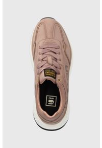 G-Star RAW - G-Star Raw sneakersy skórzane JUDEE NUB kolor różowy 2341066502.MVE. Nosek buta: okrągły. Kolor: różowy. Materiał: skóra. Obcas: na platformie #5