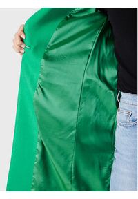 TwinSet - TWINSET Płaszcz wełniany 222TP2060 Zielony Regular Fit. Kolor: zielony. Materiał: wełna #2