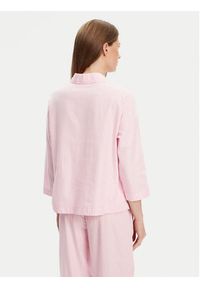 United Colors of Benetton - United Colors Of Benetton Koszulka piżamowa 4QFZ3M00A Różowy Regular Fit. Kolor: różowy. Materiał: bawełna #3